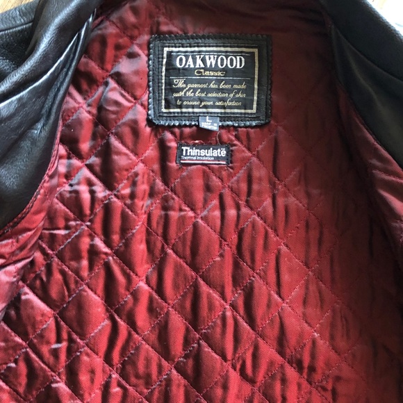 Black Leather Jacket w/ Thinsulate Lining - Picture 4 of 8